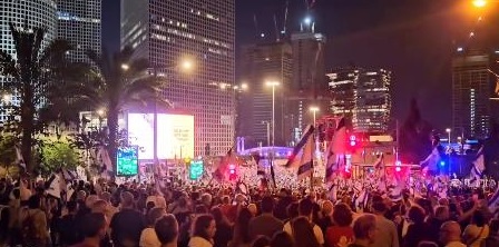 İsrail'de ateşkes talebiyle gösteriler